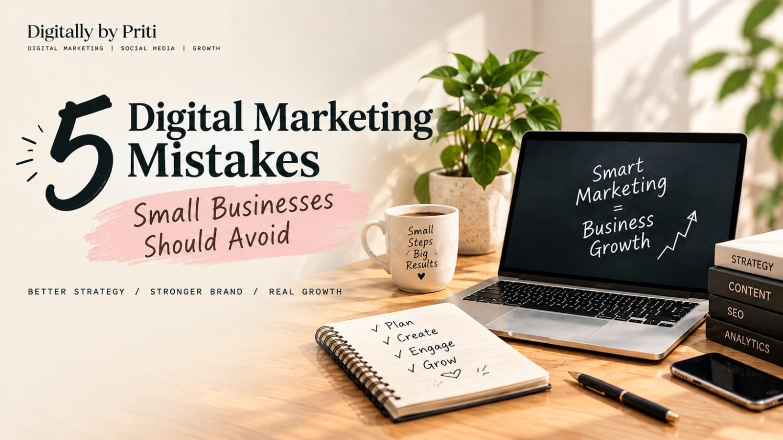 5 Digital Marketing Mistakes Small Businesses Should Avoid